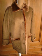 Dicke Winterjacke Gr. 44 Pelz - Leder Optik