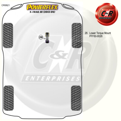 Powerflex Road Lower Torque Mount For Renault Espace V (2015 on  