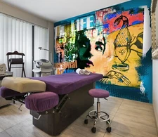 3D Girls Magazine O3611 Business Wallpaper Wall Mural Self-adhesive Commerce Eve