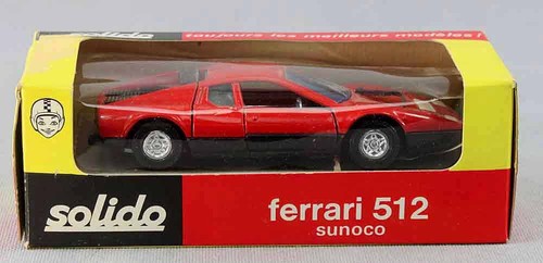1 / 43 ème SOLIDO FERRARI 512 / jouet ancien - Picture 3 of 5