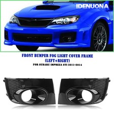 2x Fog Light Bezel Cover Kit For 2011-14 Subaru Impreza WRX STi 32J 57731FG300VW