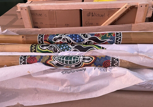 FAIRTRADE HANDMADE LARGE BAMBOO RAINSTICK 80 CM HIGH UK DISPATCH NEW - Picture 3 of 3