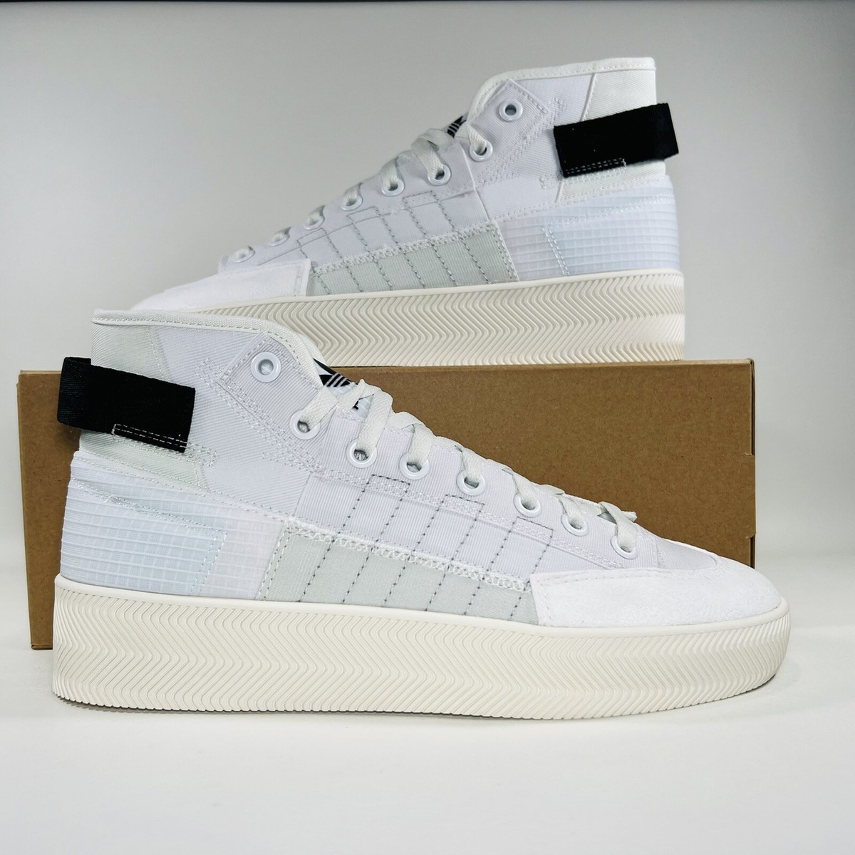 Adidas Nizza Parley Hi Men's Originals White Shoes Athletic