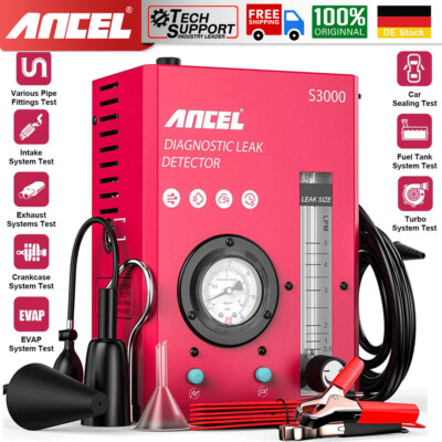  ANCEL S3000 Nebelmaschine kfz Diagnosegerät EAVP System Rohrsysteme Lecksucher