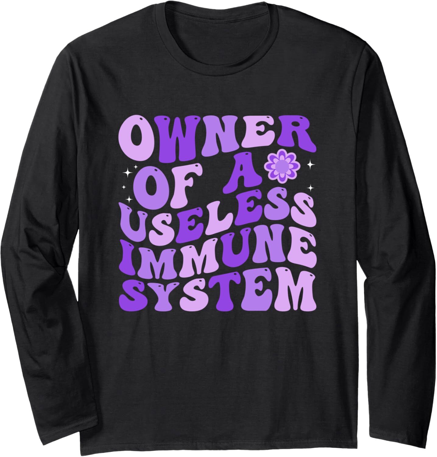 Fibromyalgia Warrior Fibromyalgia Awareness Fibro Warrior Long Sleeve T-Shirt