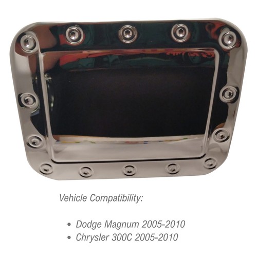 CUBIERTA PUERTA TANQUE DE GASOLINA DE ACERO INOXIDABLE PARA DODGE MAGNUM 2005-2010 Y CHRYSLER 300C - Imagen 8 de 9