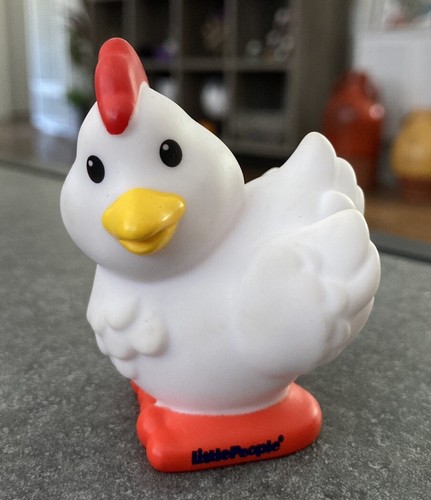 Fisher Price Little People Chunky weißes Huhn Ersatzteil *147-C
