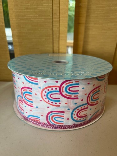 Kirkland Wire-Edged Ribbon 1.5"- 2.5" Wide 50 YD Gift Wrap Glitter Ribbon - Picture 13 of 29