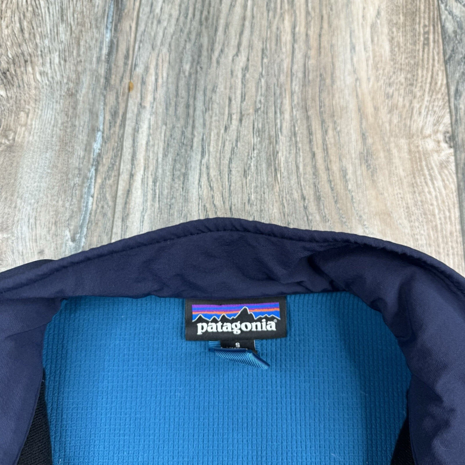 patagonia adze hybrid full zip thermal lined polartec jacket
