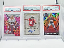 2020 CHASE YOUNG  -ROOKIE CARDS - THREE (3)  PSA-10 GEM MINT - AUTO PLUS-PLUS