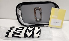 Marc Jacobs The Snapshot Crossbody Purse Colorblocked Wolf Grey/Multi