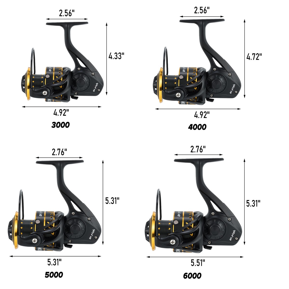 1 bearing fishing reel Handing M1 Ultralight Spinning smooth performance Ozark Trail Wayfarer 2-Piece Fishing Rod Rack Size:Size 8lbs 10m