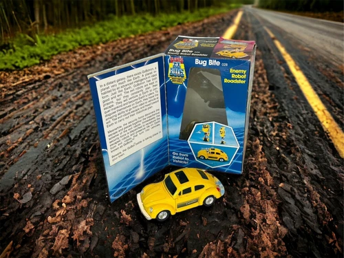 Vintage 1984 Tonka Super Gobots Bug Bite Enemy Robot Roadster 028 Japan In Box