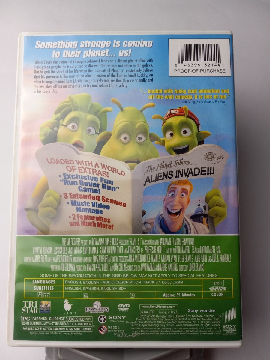 Planet 51 (DVD, 2010) 65935834458| eBay