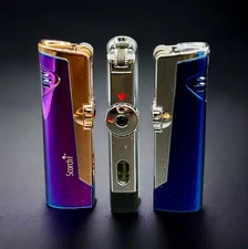 SCORCH TORCH Double Flame Butane Refillable Torch Lighter 61636