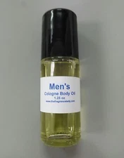 1.25 oz Sandalwood Vanilla Cologne Body Oil Fragrance Roll On One Bottle Unisex