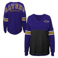 Baltimore Ravens NFL Teen Girls Sweatshirt Jersey Size XS 0/1 - NWT