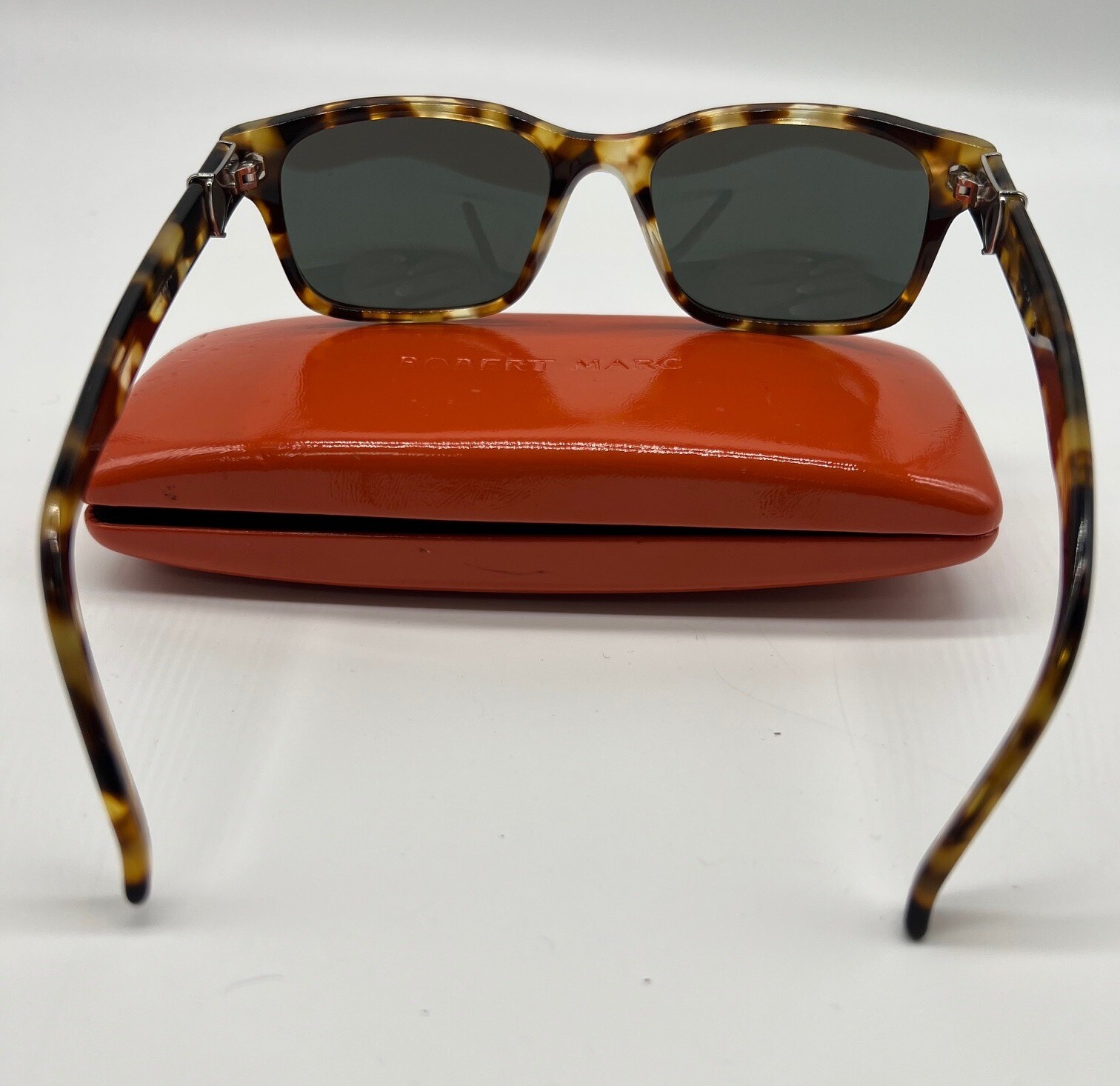Robert Marc Brown Rectangle Frame Sunglasses - image 3