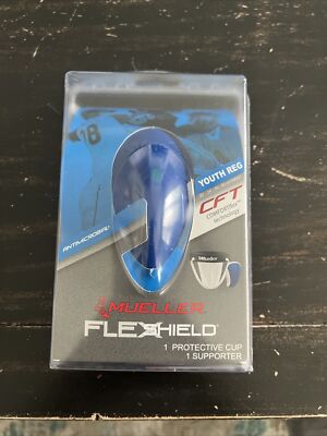 Mueller Youth Regular Athletic Supporter & Protective Cup w/Flexsheild 20 -24 