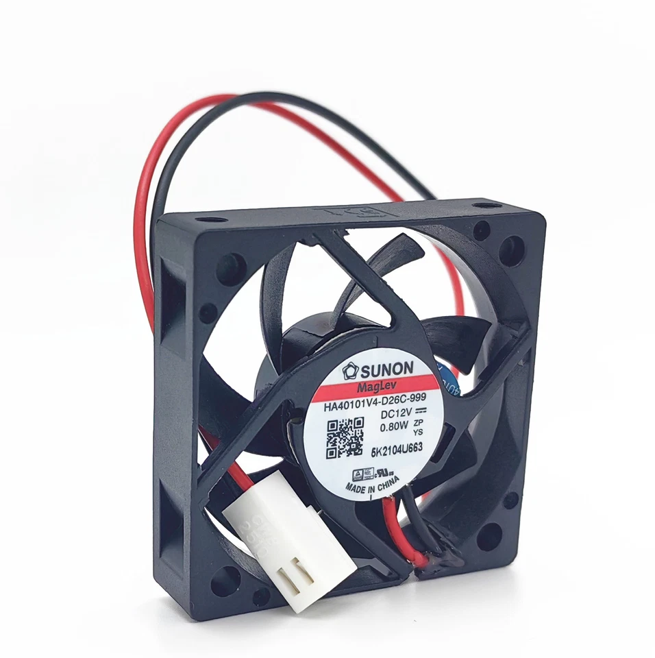 SUNON HA40101V4-D26C-999 4010 12V 0.8W 2P Magnetic Suspension Silent Fan - Image 2 of 4