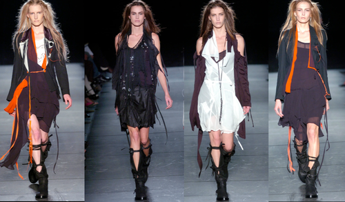 ANN DEMEULEMEESTER SS 2005 Slouchy Suede Boot 39 - DEFECTS