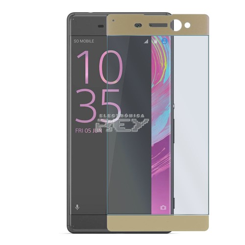 Cristal Templado Completo 3D 5D para SONY XPERIA XA ULTRA CURVO DORADO p748 vr - Imagen 2 de 8