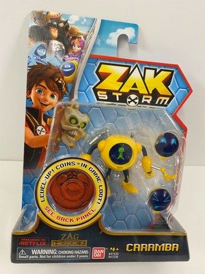 Zak Storm Caramba Figure With Coin By Bandai New And Sealed Ebay