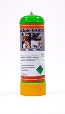 ZIP GAS 91295 Compatable CO2 Disposable Gas M10 THREAD 1100g E290 Food Grade