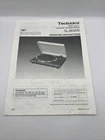 OEM Technics SL-BD20D Turntable Operating Manual Instructions Vintage Genuine