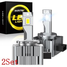 2Pair LED Headlight Bulb D3S D3R D3C High Low Beam HID Xenon Conversion Kit
