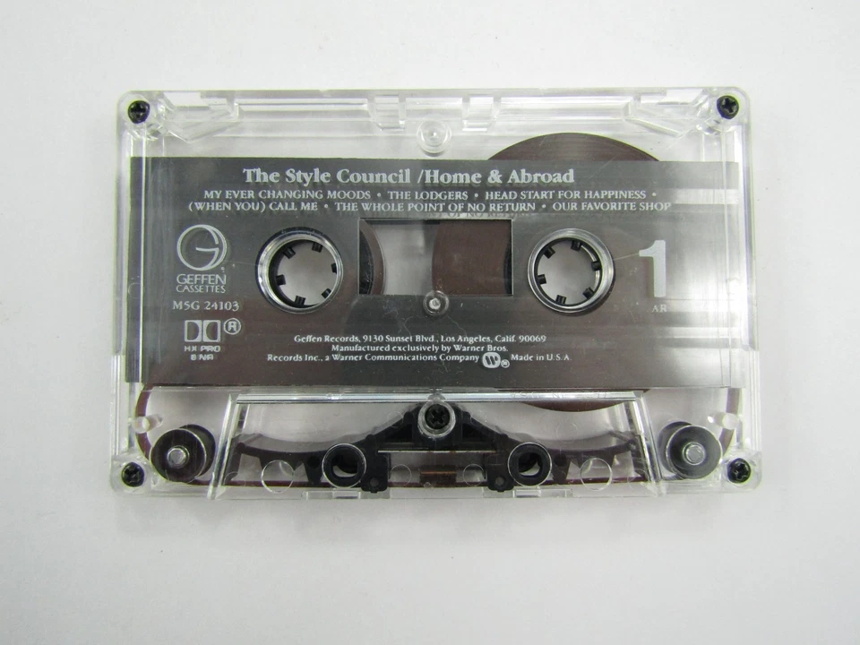The Style Council Home & Abroad Cassette Tape Warner Bros Records Foto 4 de 4