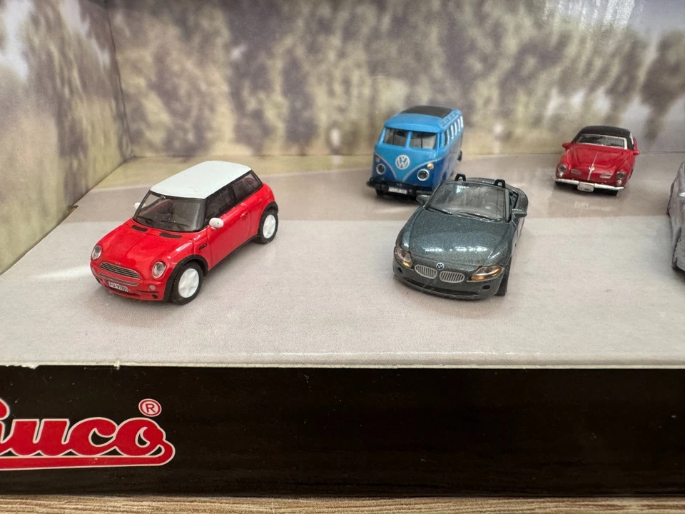 Schuco Edizione 1:87 6 Auto Metallizzate In Condizioni Nuove Con OVP - Immagine 2 di 3