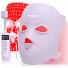 Medisana 3D Red Light Therapy Mask for Face, 336 LEDs Light Therapy Mask