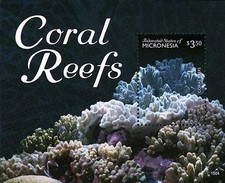 👉 MICRONESIA = MARINE LIFE CORALS S/S #2 MNH