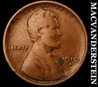 1910-S Lincoln Wheat Cent- Semi Key Better Date No Reserve #J5870