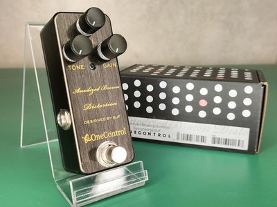 One Control Anodized Brown Distortion BJF Pedal Marshall Plexi Brown Sound OD