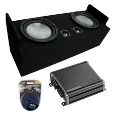 1982-2004 GMC Sonoma Extended Cab Truck Harmony A122 Dual 12" Sub Box & CXA800.1