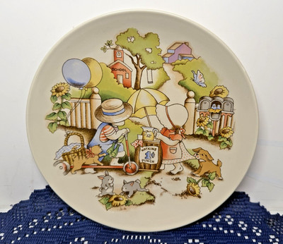 Country Kids Watkins Collector Dessert Plate 1991 Good Friends are Forever #1