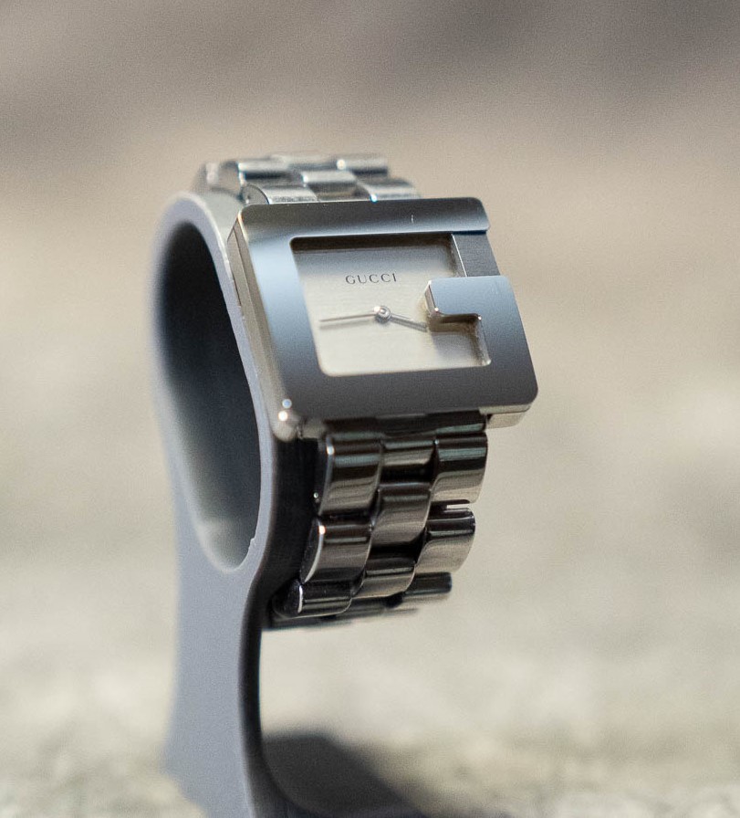 GUCCI 3600L Ladies Quartz Watch Silver Stainless Steel No Box Pre