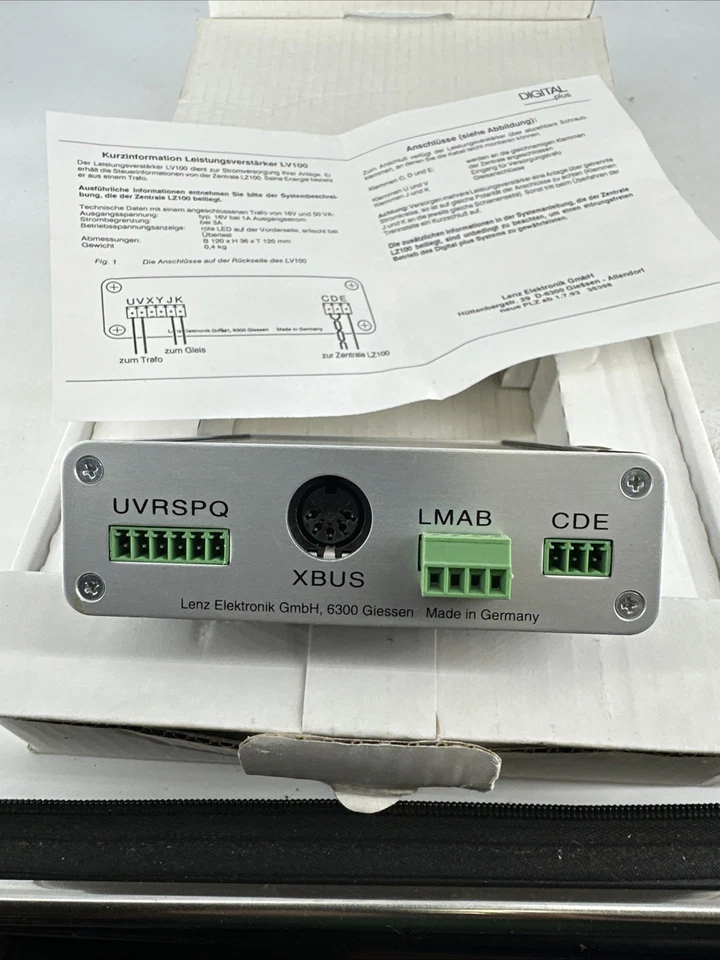 Digital Plus by Lenz Lv 100 digital power supply preowned ￼ - Image 2 of 4