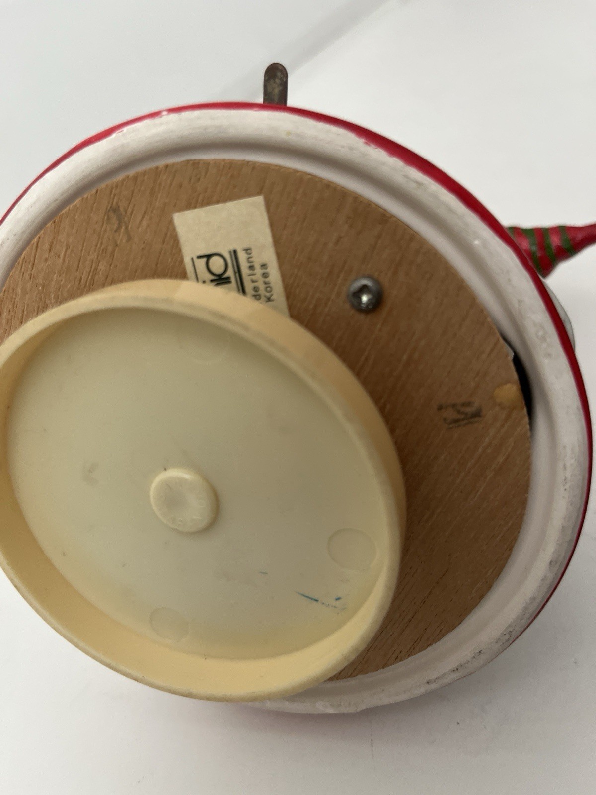 Peanut Snoopy Sleight Schmid Winter Wonderland 1985 Musical Figure Ceramic Works