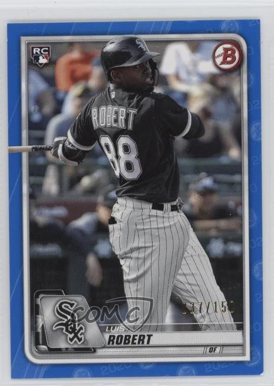 2020 Bowman Blue 37/150 Luis Robert #18 01h8