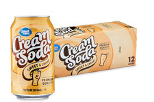 Great Value Cream Soda Pop, 12 fl oz, 12 Pack...