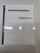 Marantz Model SR 8000 User Manual AV Surround Receiver