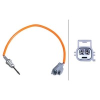 Hella 6PT 358 284-341 Sensor, Abgastemperatur FüR Ford, Vor Katalysator