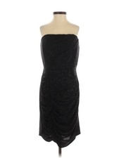 Halston Women Black Cocktail Dress 2