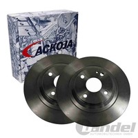 2X Ackoja Bremsscheiben 276Mm Voll Hinten Passend FüR Mazda MX-5 | A32-80009