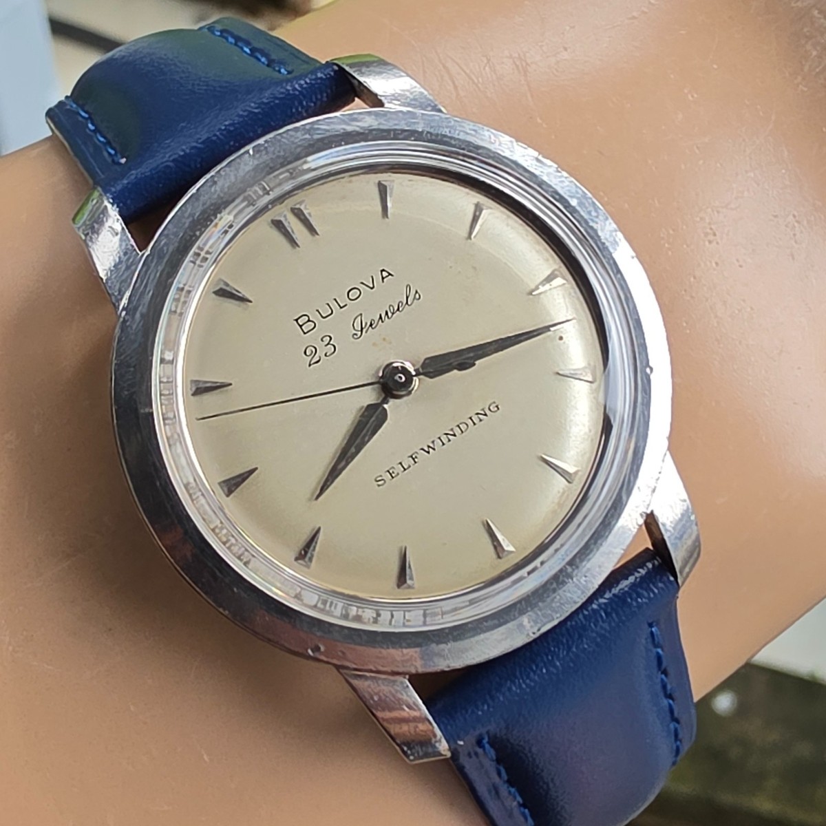 ト*僧様 BULOVA ブローバ 23JEWELS 自動巻き ヴィンテージ Vintage BULOVA men's automatic watch 10BPAC 23Jewels USA 1957 | eBay