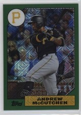 2017 Topps Silver Pack 1987 Design Chrome Green 21/150 Andrew McCutchen 1g04