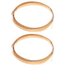 2 Rolls Bamboo Strips Decorative Materials Wrap Weaving Craft Kit